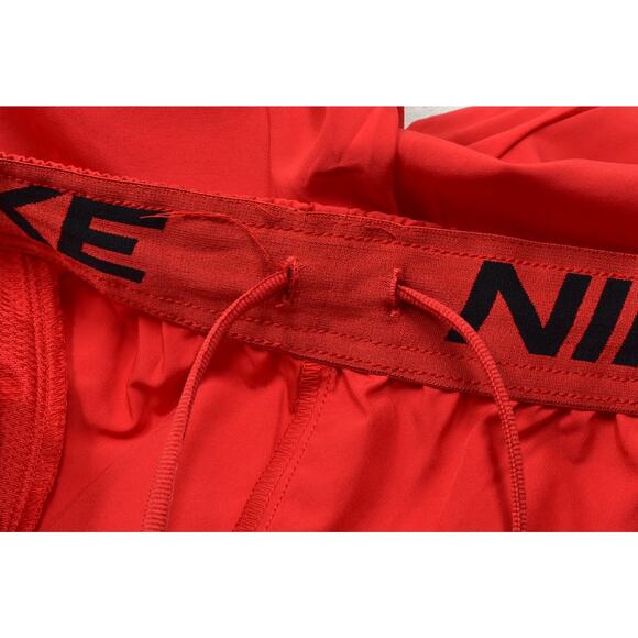Nike Dri-FIT Men's Red Running Athletic Shorts Size XXL Swoosh Basketball - Picture 6 of 8